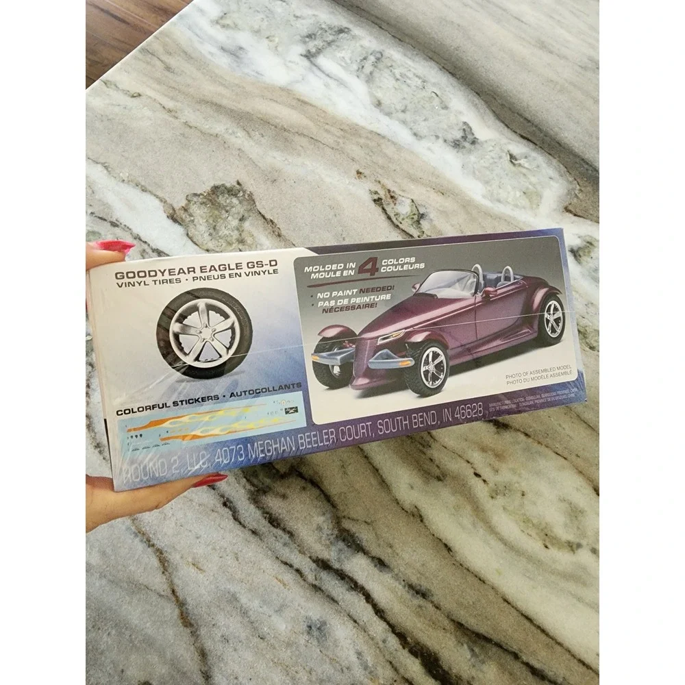 NEW AMT Plymouth Prowler 1/25 Scale Snap Model Kit Purple Molded 4 Colors